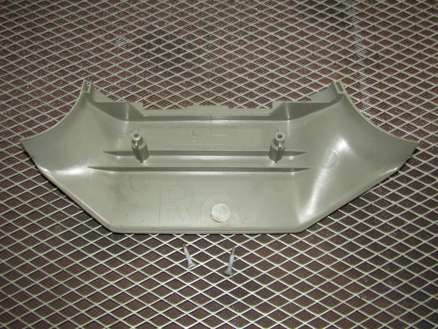 86-93 Mercedes Benz 300E OEM Front Seat Belt Pillar Lower Trim Cover - Right