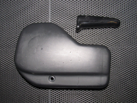 88 89 Honda CRX OEM Seat Side Panel Cover & Lever - Right