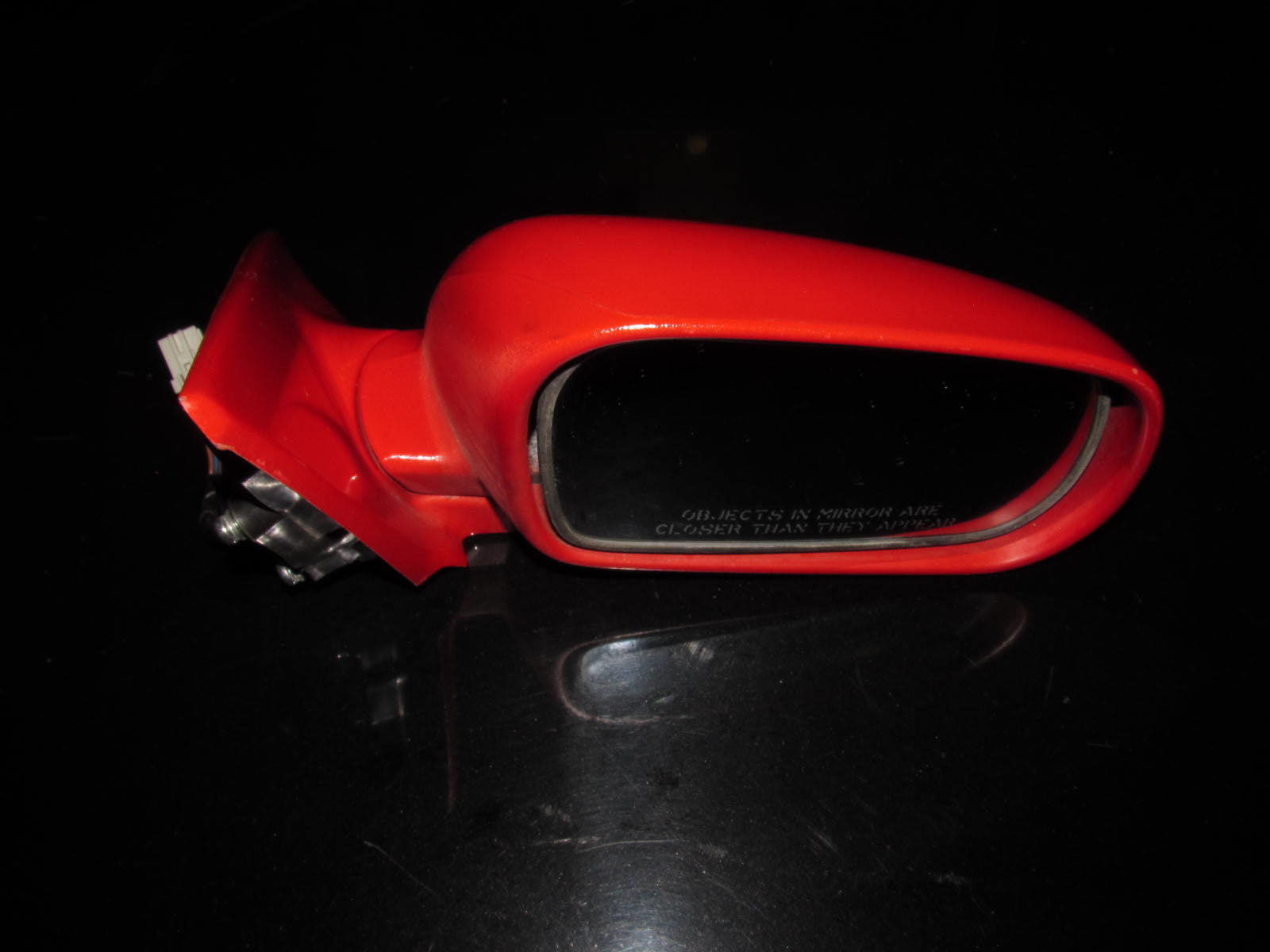 92-96 Honda Prelude OEM Red Mirror - Right