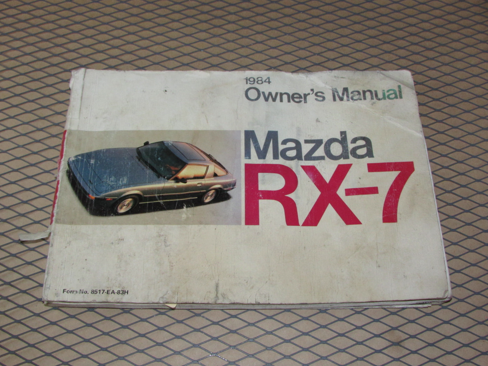 Mazda RX7 (1984) Owners Manual