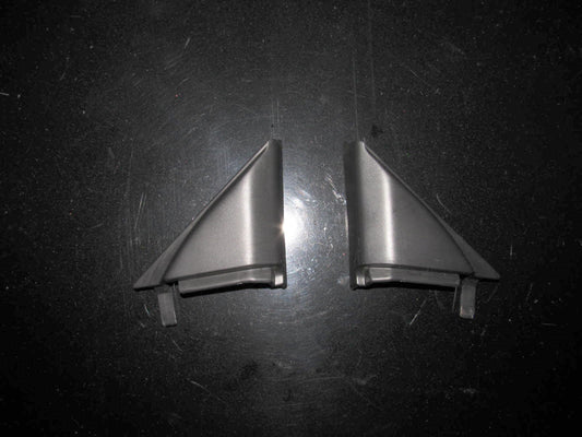 97 98 99 00 01 Honda Prelude OEM Door Panel Mirror Triangle Trim Cover - Left & Right Set