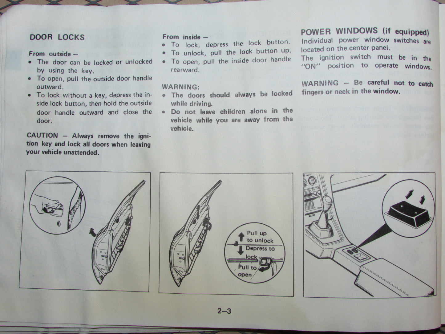 Mazda RX7 (1984) Owners Manual
