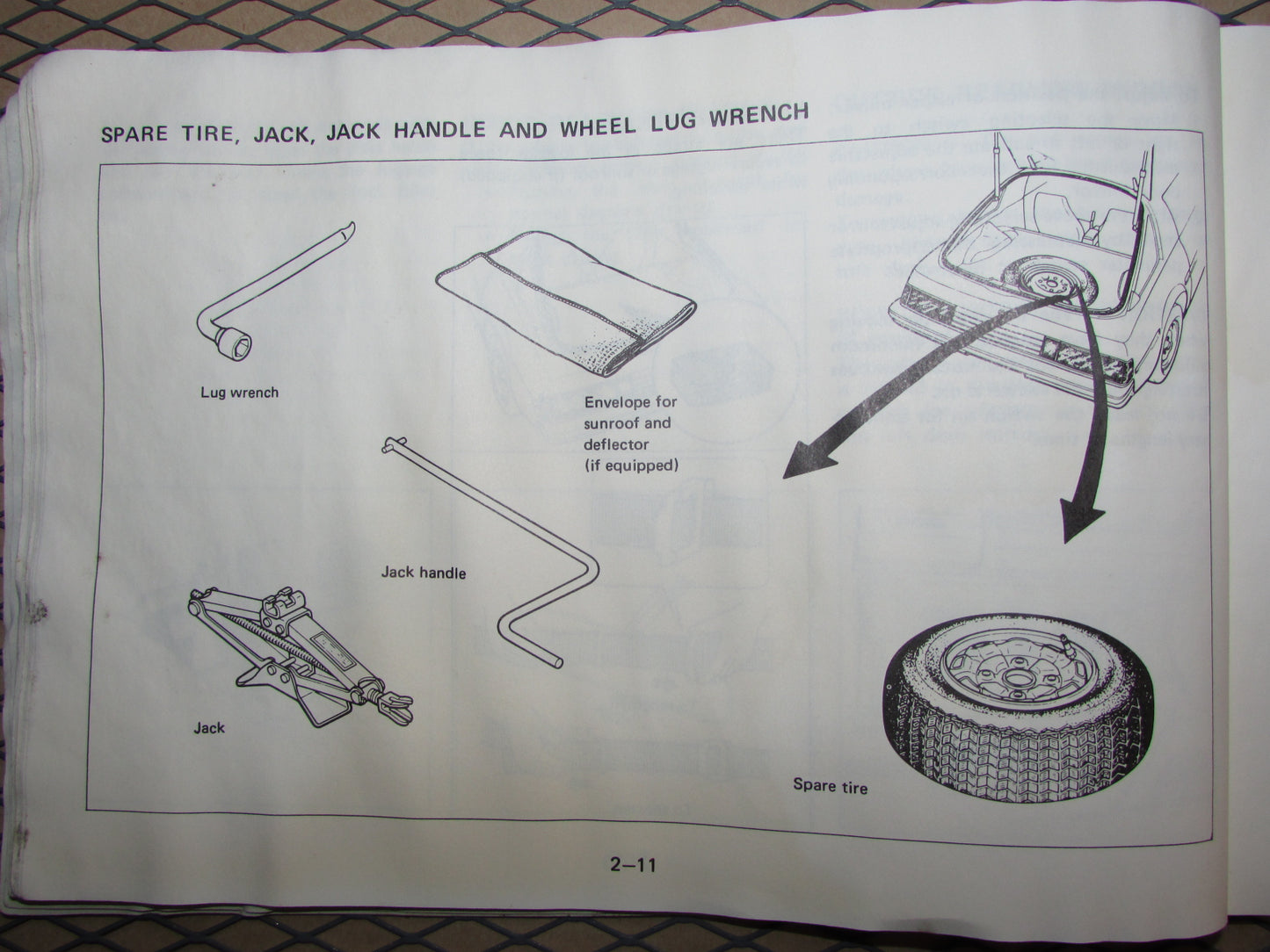 Mazda RX7 (1984) Owners Manual