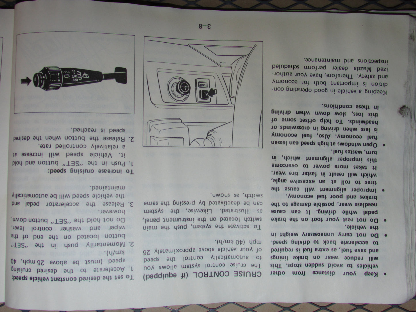 Mazda RX7 (1984) Owners Manual