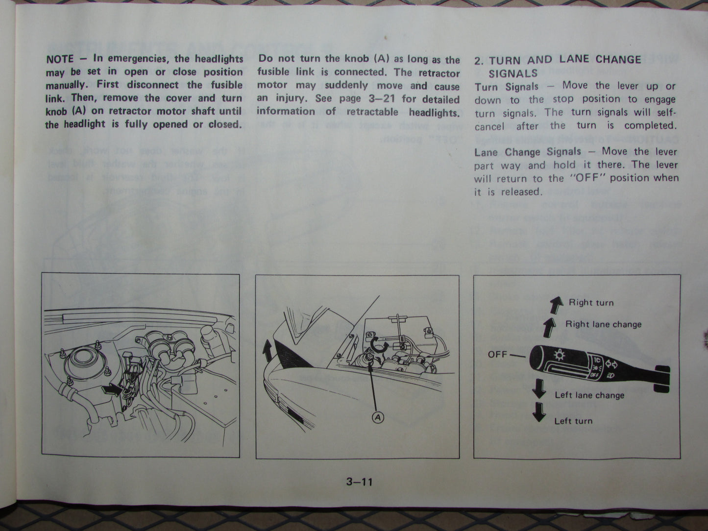 Mazda RX7 (1984) Owners Manual