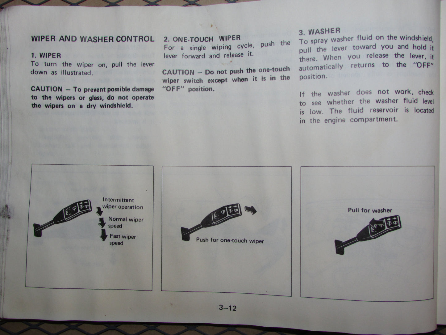 Mazda RX7 (1984) Owners Manual