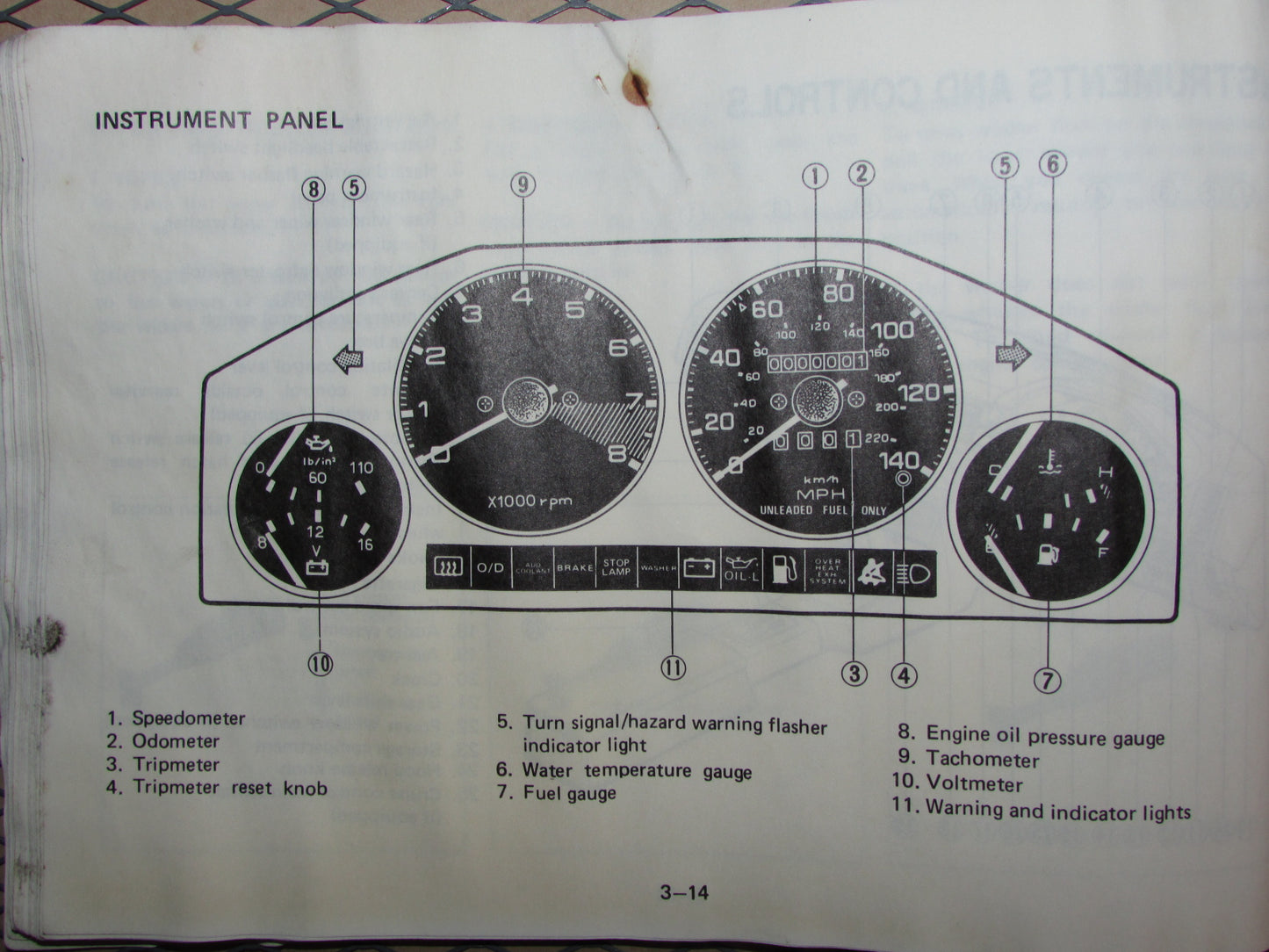 Mazda RX7 (1984) Owners Manual