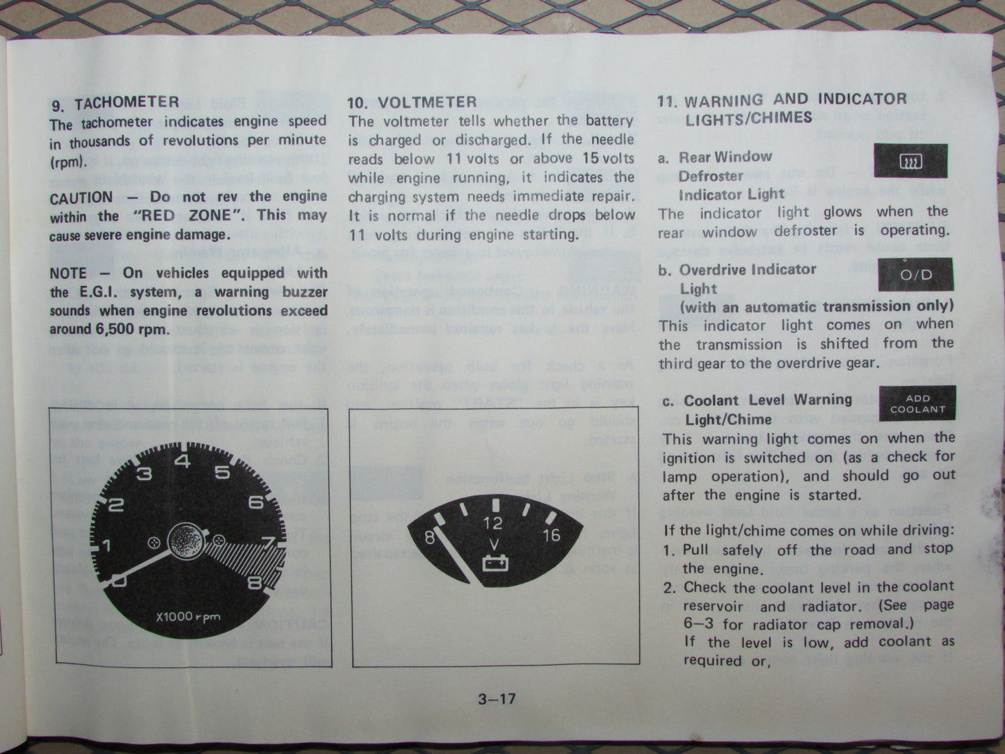 Mazda RX7 (1984) Owners Manual