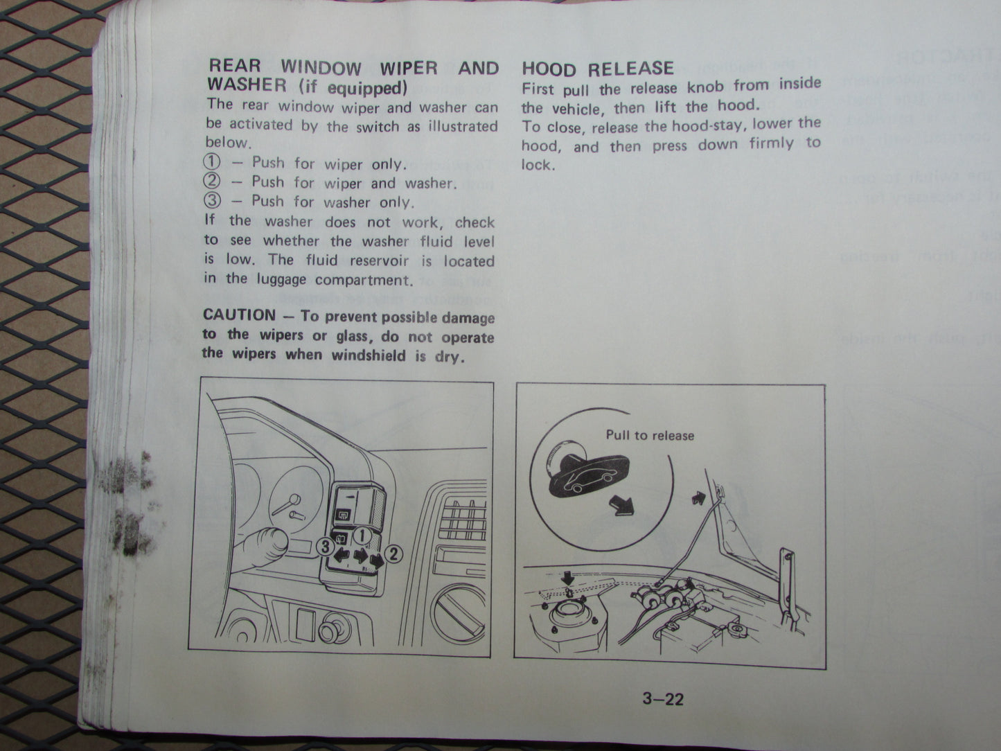 Mazda RX7 (1984) Owners Manual