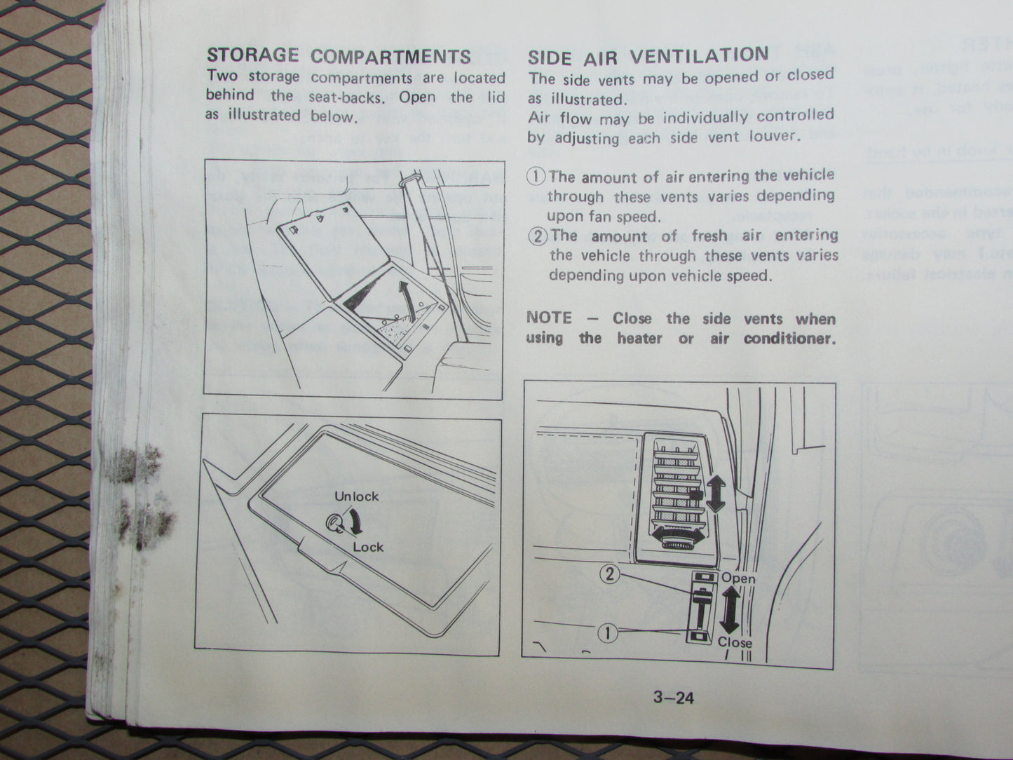 Mazda RX7 (1984) Owners Manual