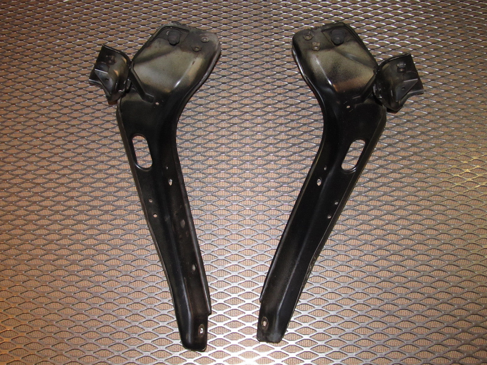 89 90 Nissan 240SX OEM Front Radiator Support Bracket - Set ...