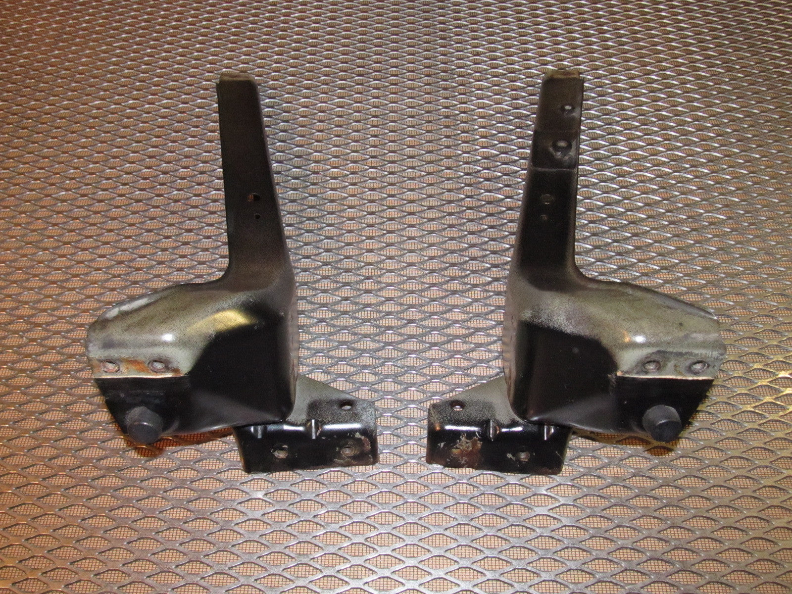 89 90 Nissan 240SX OEM Front Radiator Support Bracket - Set ...