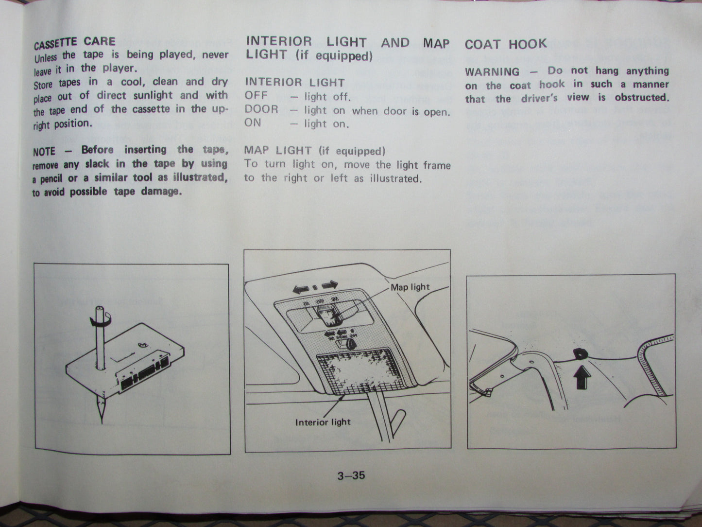 Mazda RX7 (1984) Owners Manual