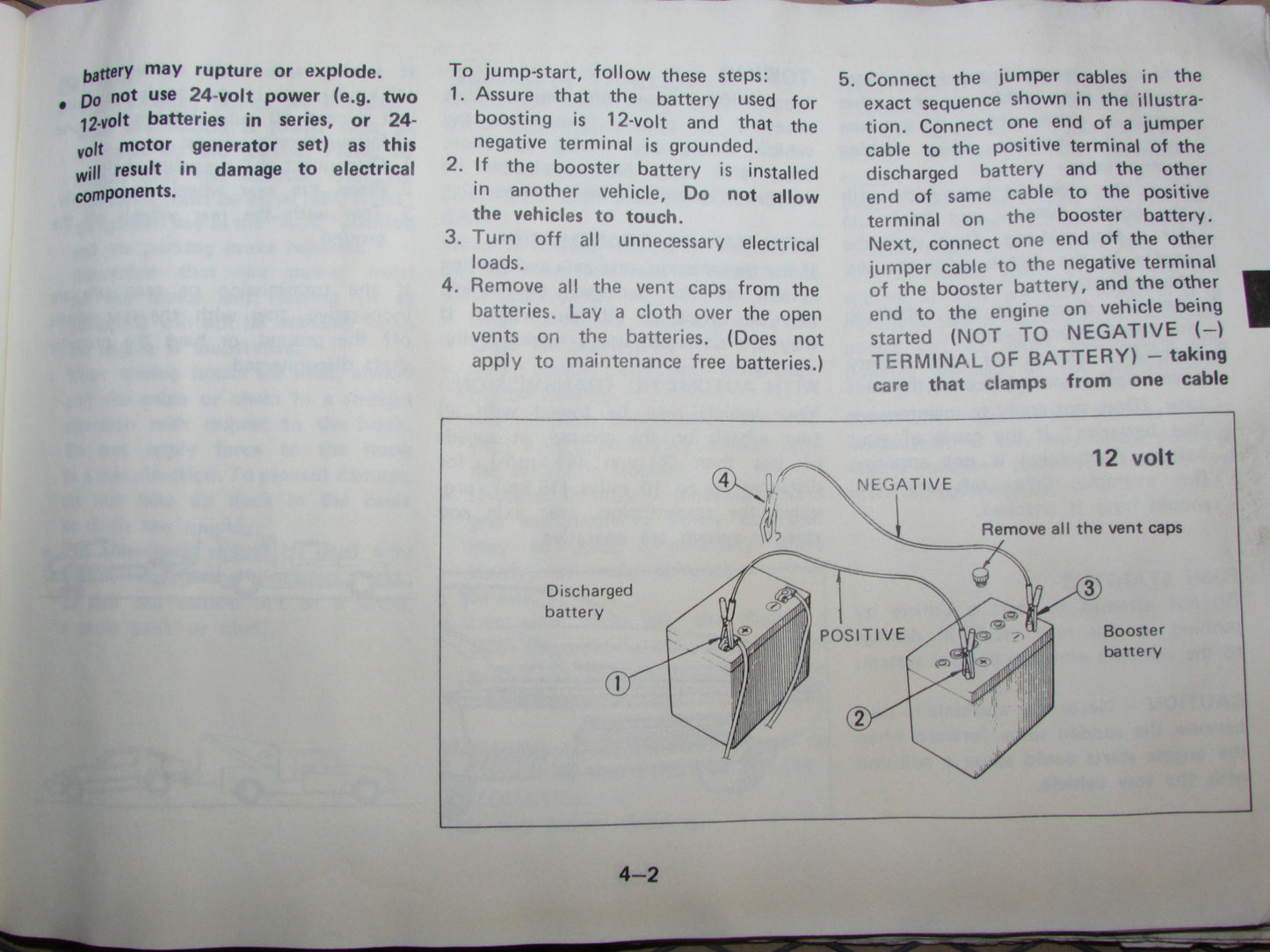 Mazda RX7 (1984) Owners Manual