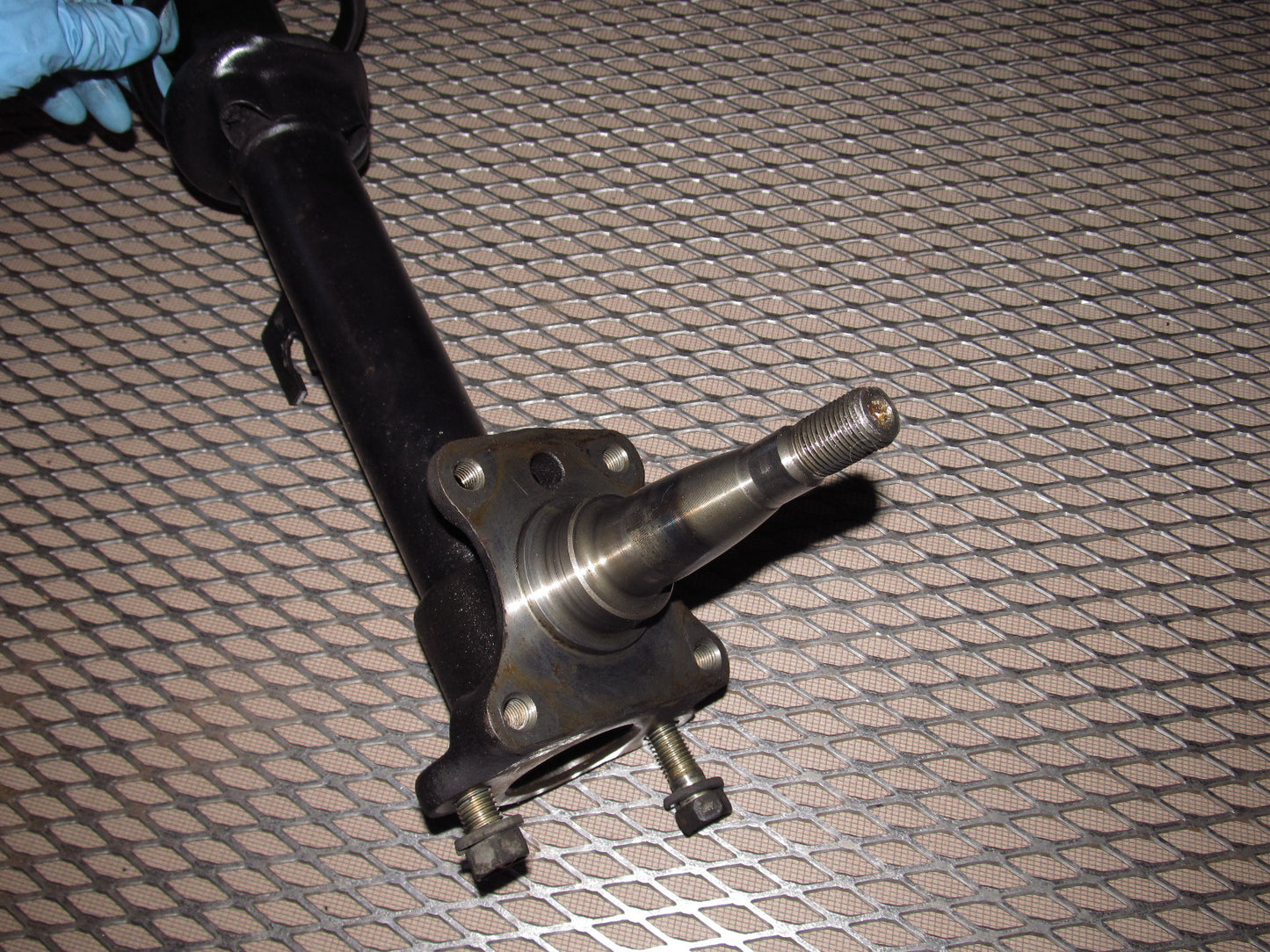 81-83 Mazda RX7 OEM Front Shock Spring & Spindle Assembly - Left