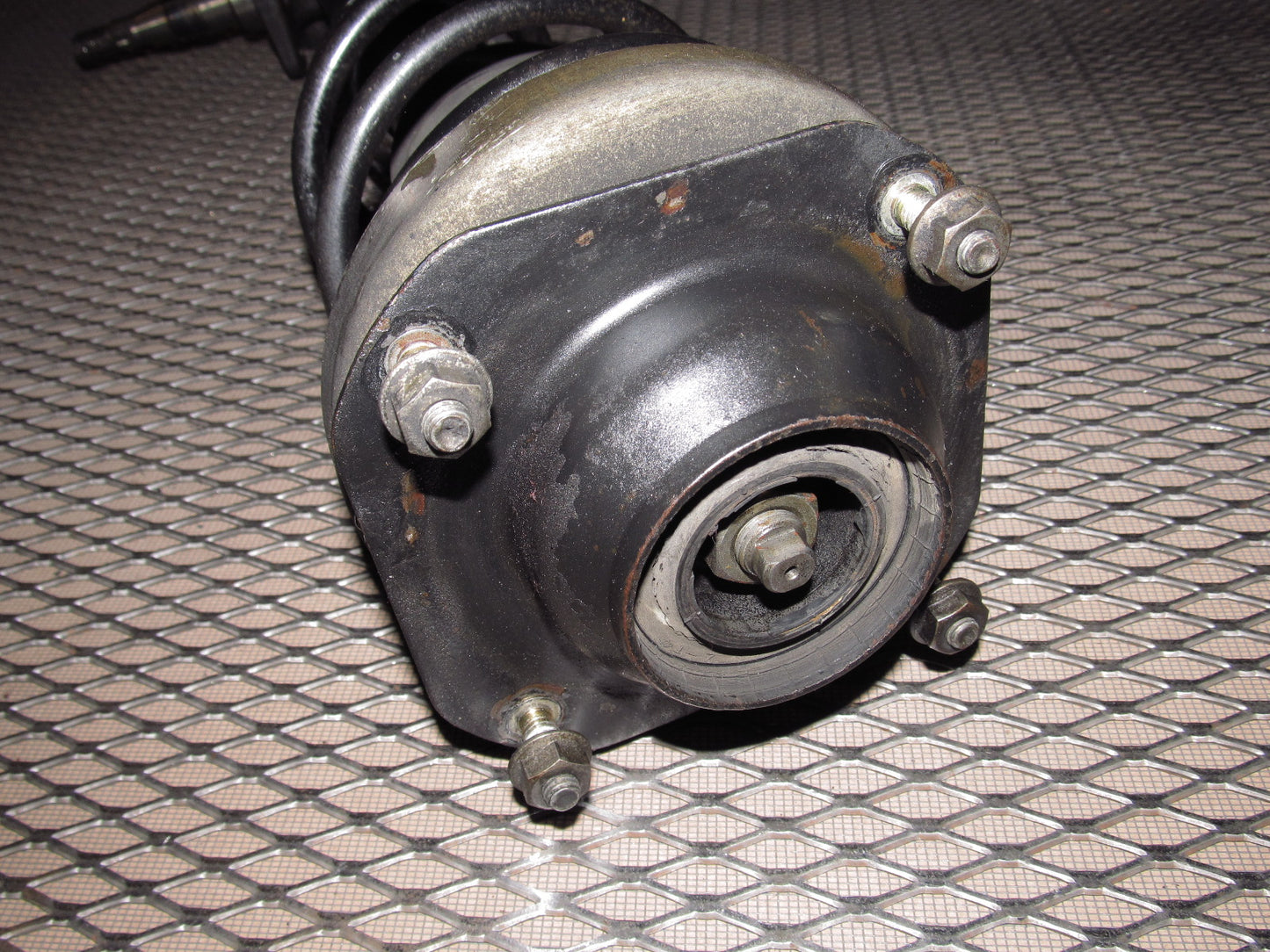 81-83 Mazda RX7 OEM Front Shock Spring & Spindle Assembly - Left