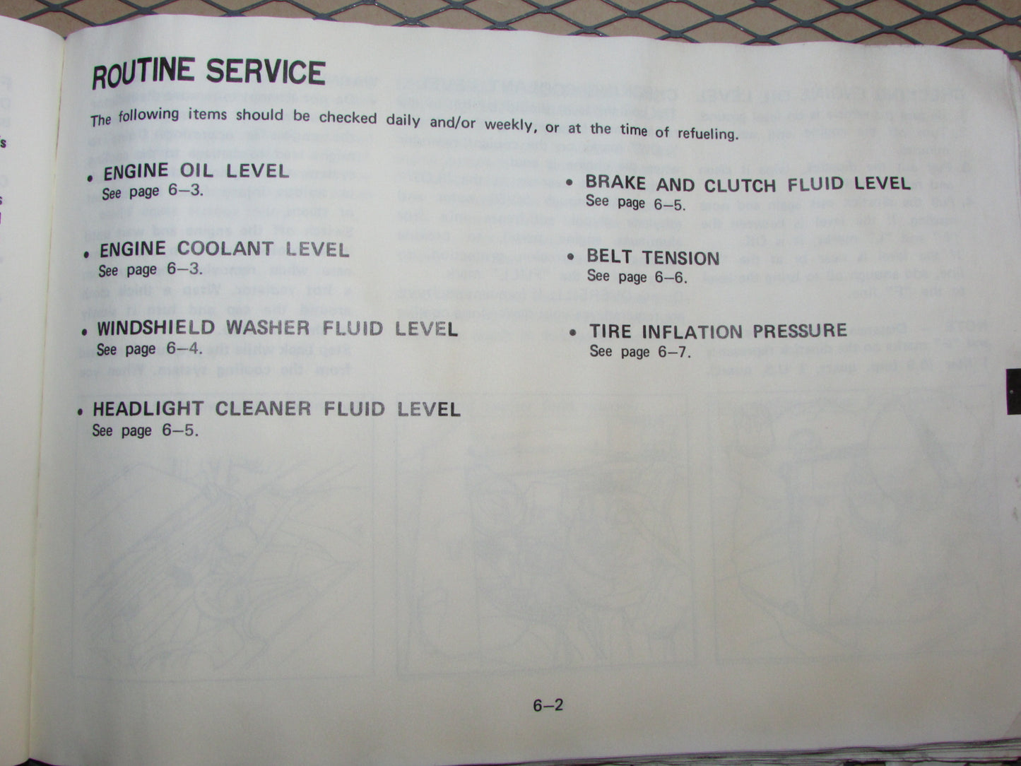 Mazda RX7 (1984) Owners Manual