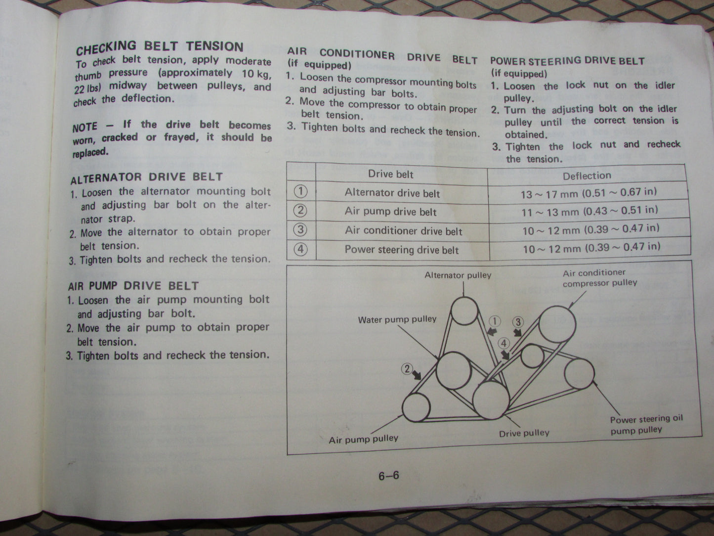 Mazda RX7 (1984) Owners Manual