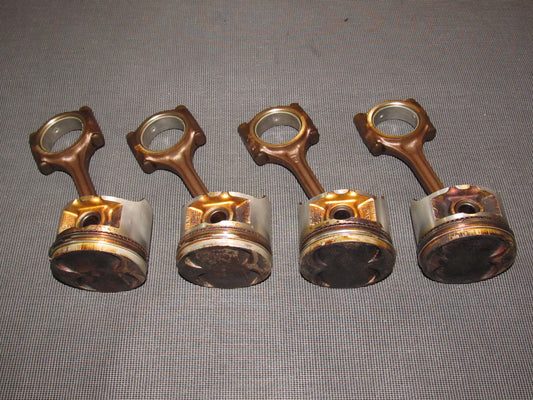 92 93 94 95 Honda Civic OEM D15B7 Engine Pistion & Rod Assembly - Set