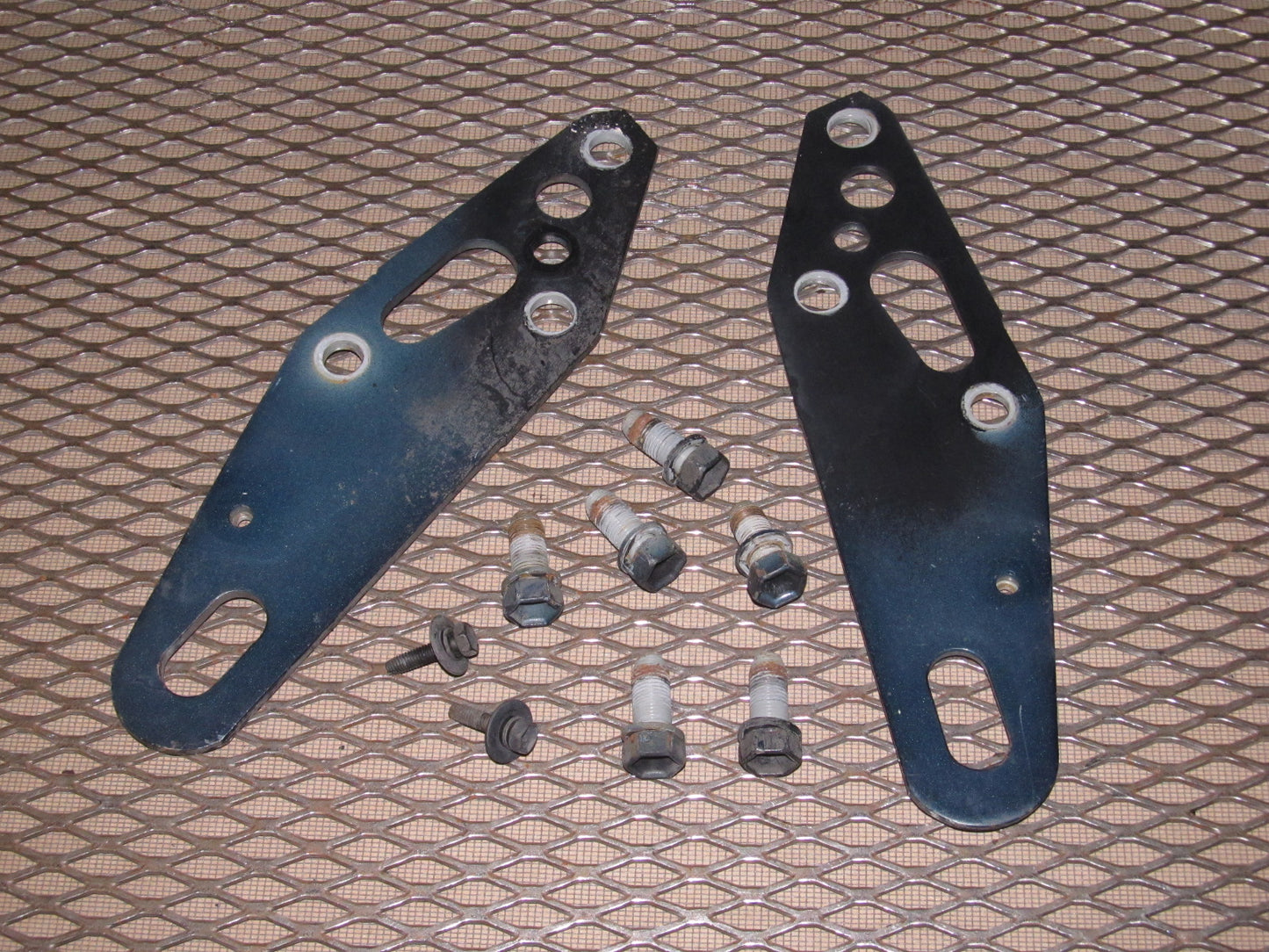 91 92 93 94 95 Toyota MR2 OEM Front Hauling Tow Hook Bracket Set