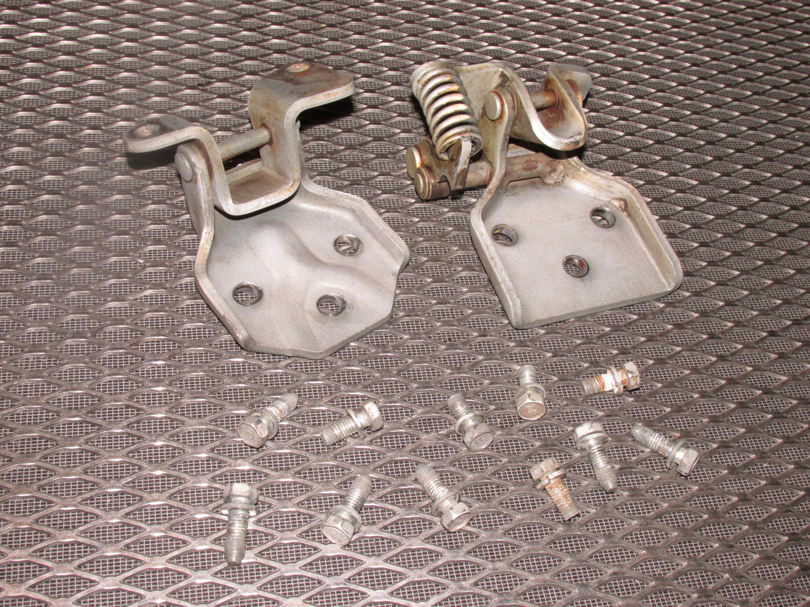 84 85 Mazda RX7 OEM Door Hinges - Right Set