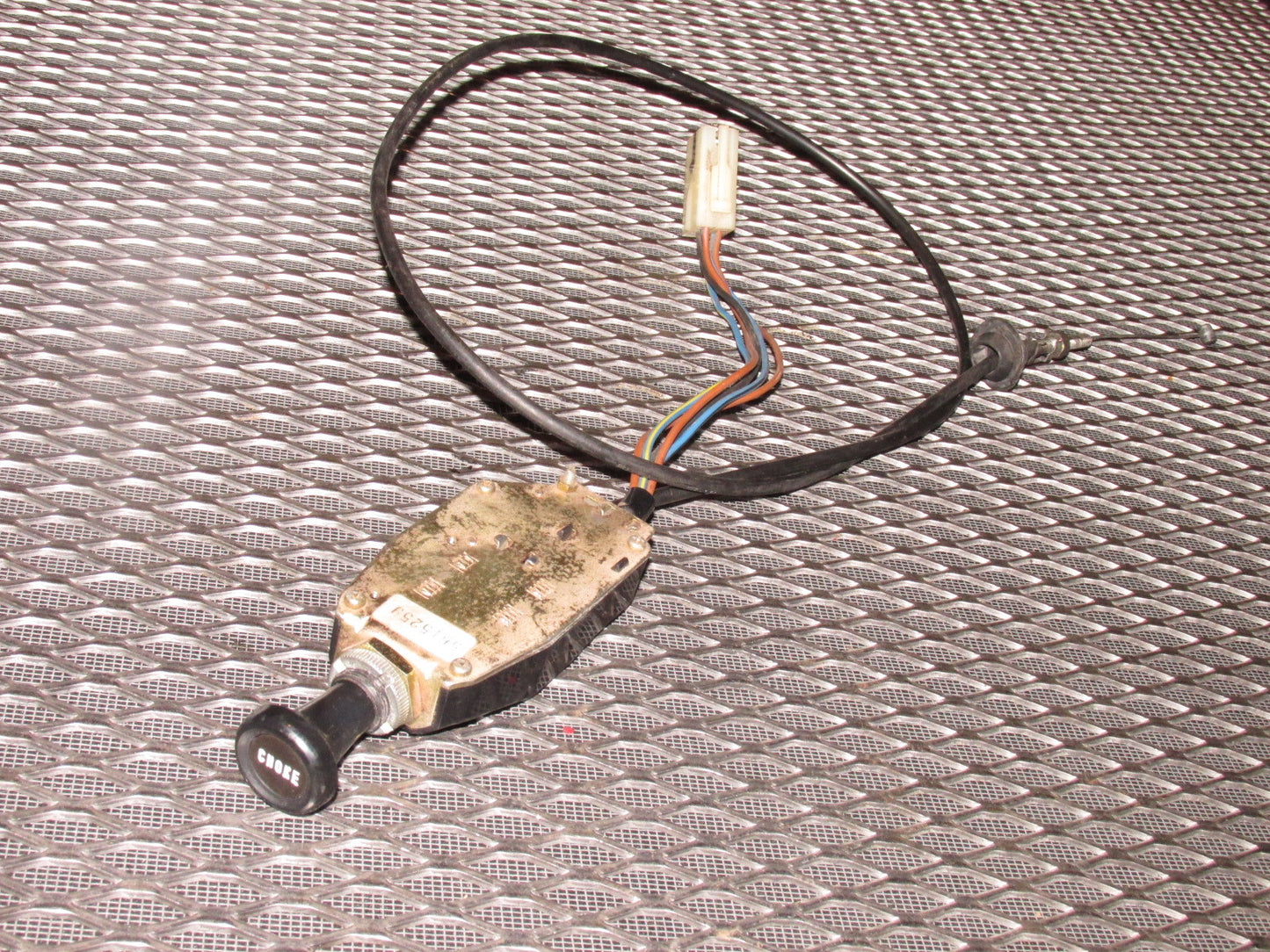 84 85 Mazda RX7 OEM 12A Engine Choke Switch & Cable