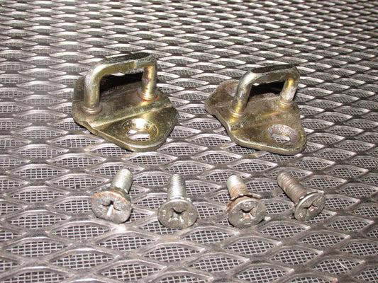 84 85 Mazda RX7 OEM Door Latch Striker - Set