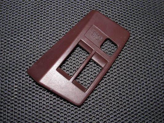 86 87 88 Toyota Supra OEM Window Switch Bezel Trim - Left