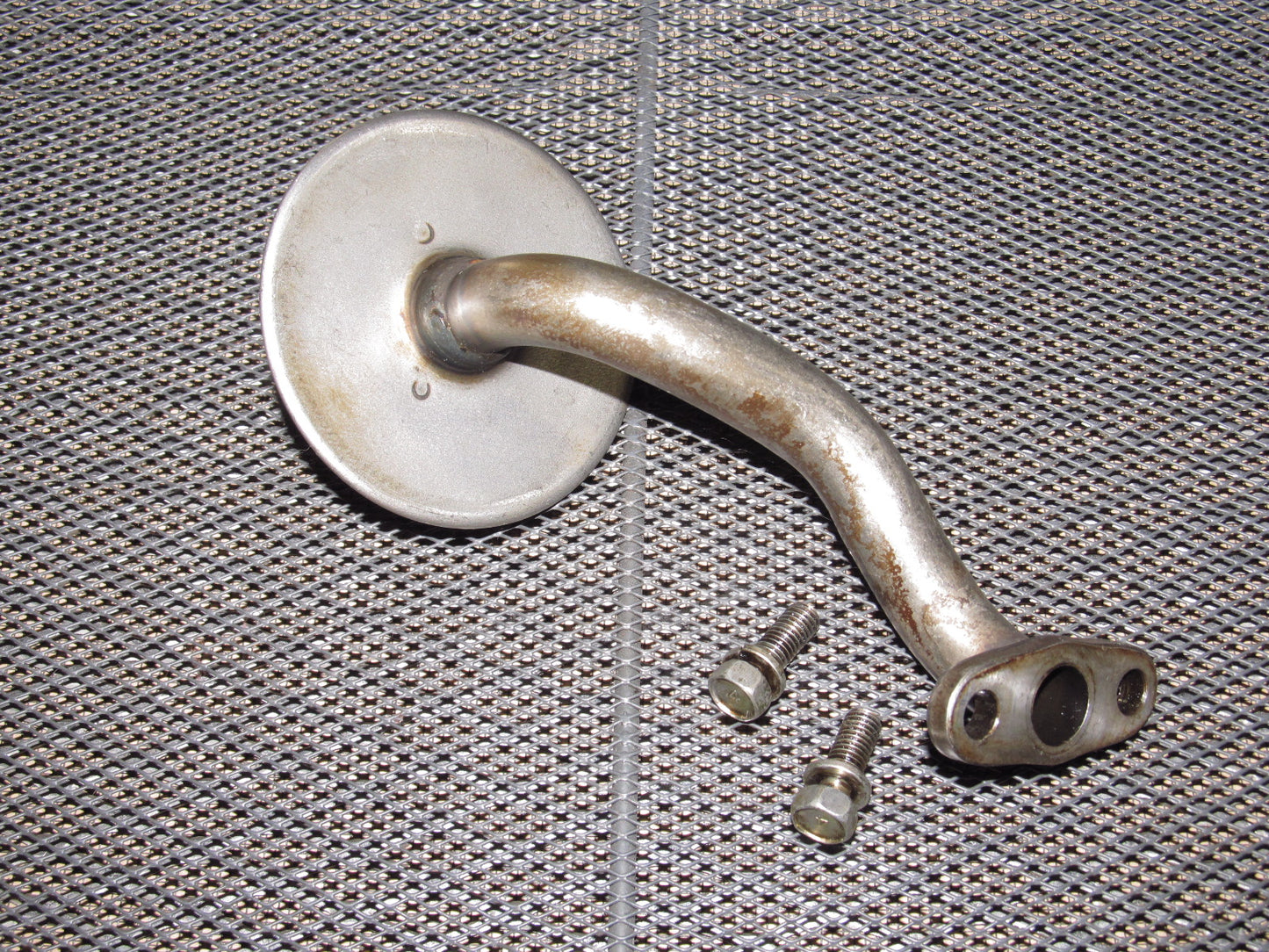 77 78 Datsun 280z OEM L28E Engine Oil Pump Screen Pick Up Tube - N42