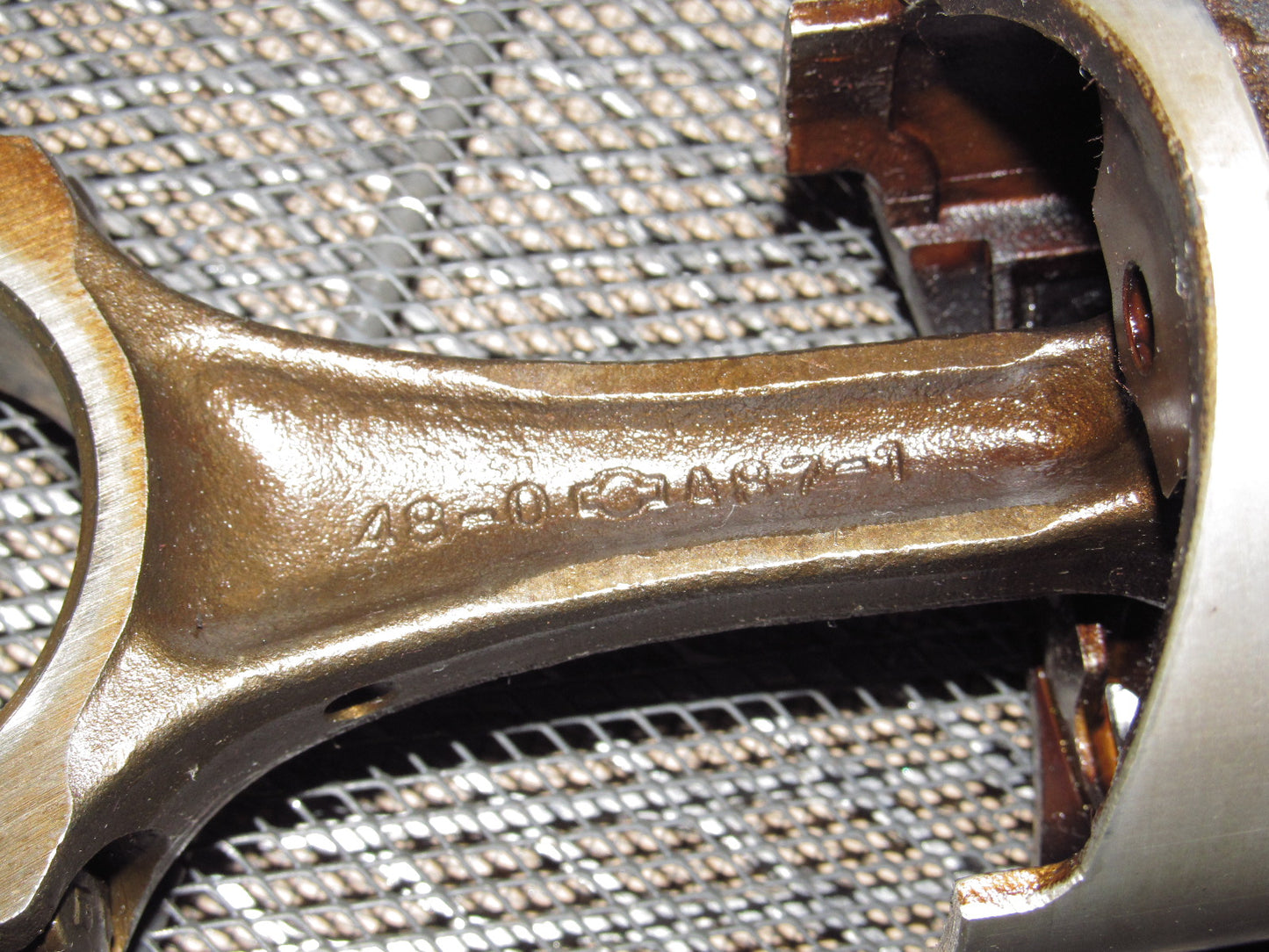 77 78 Datsun 280z OEM L28E Dish Piston & Connecting Rod - N42