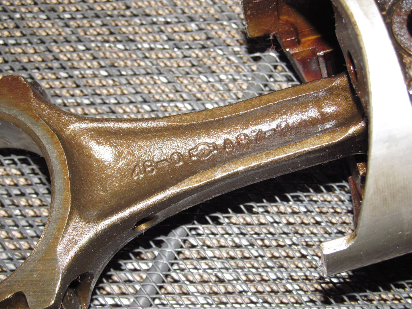 77 78 Datsun 280z OEM L28E Dish Piston & Connecting Rod - N42