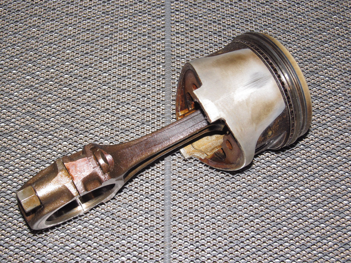 77 78 Datsun 280z OEM L28E Dish Piston & Connecting Rod - N42