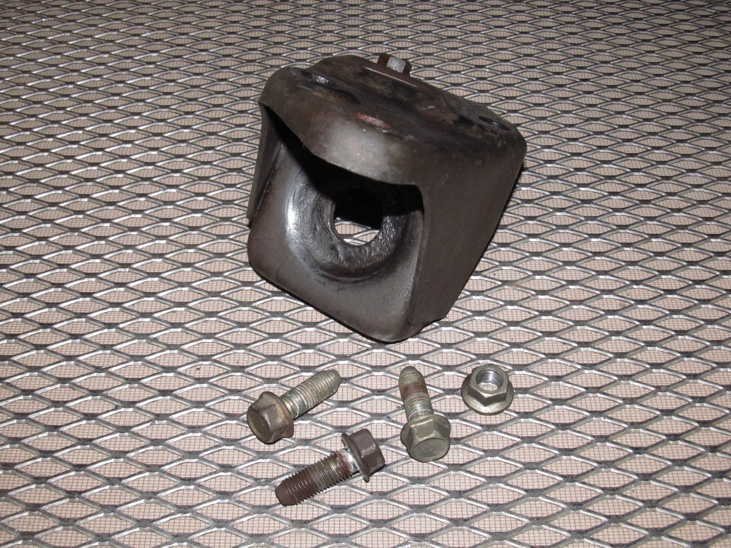 81-83 Mazda RX7 OEM Front Control Strut Rod Bracket - Left