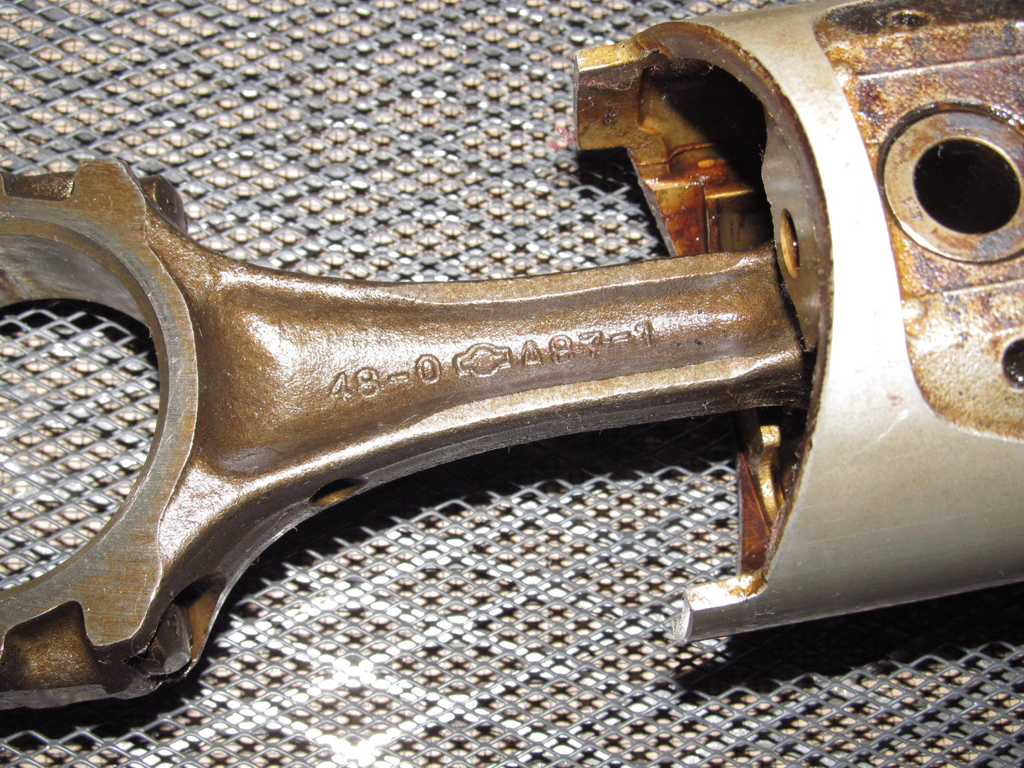 77 78 Datsun 280z OEM L28E Dish Piston & Connecting Rod - N42