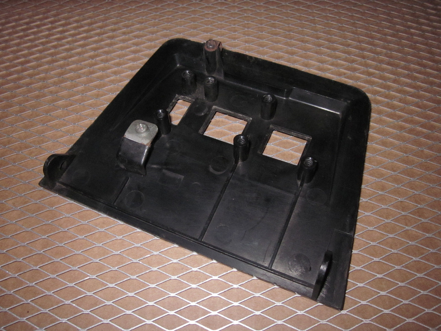 72 73 Datsun 240z OEM Console Defroster Switch Bezel Fuse Box Cover Panel