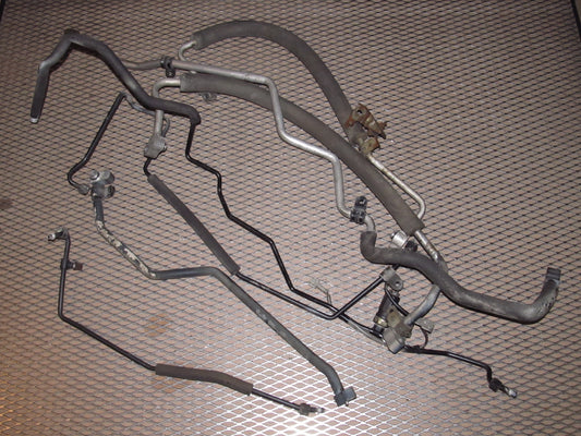 89 90 91 92 Toyota Supra OEM A/C Fitting & Hose Set - 7MGE