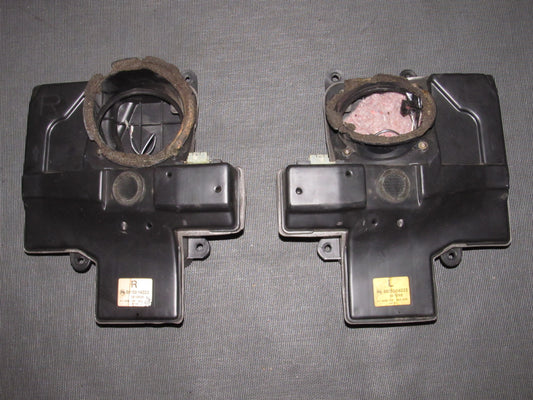 86 87 88 Toyota Supra OEM Door Speaker Mounting Housing Set