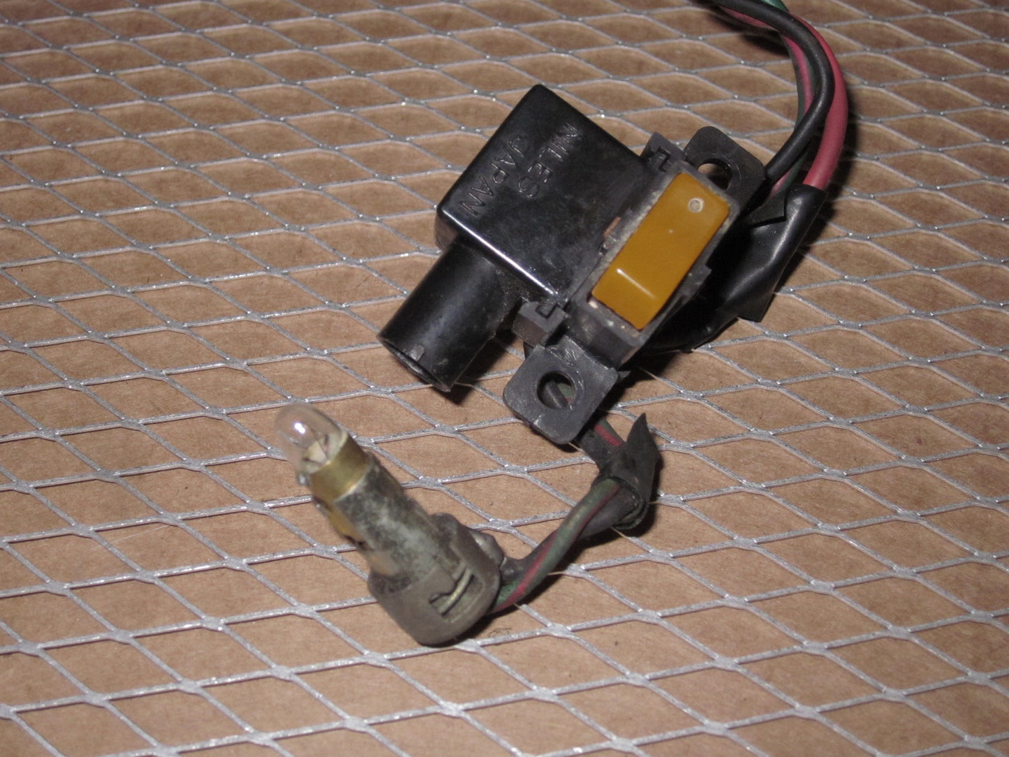 72 73 Datsun 240z OEM Rear Defroster Defogger Switch & Light
