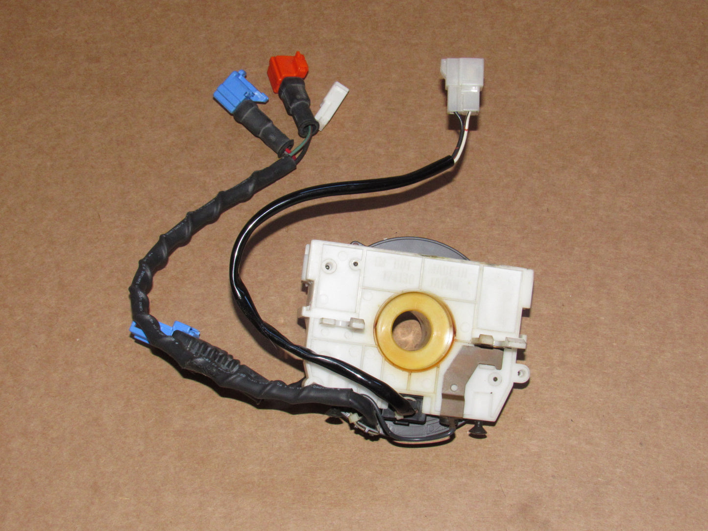 90 91 Mazda RX7 Convertible OEM Steering Wheel Column Switch Horn Connector Reel