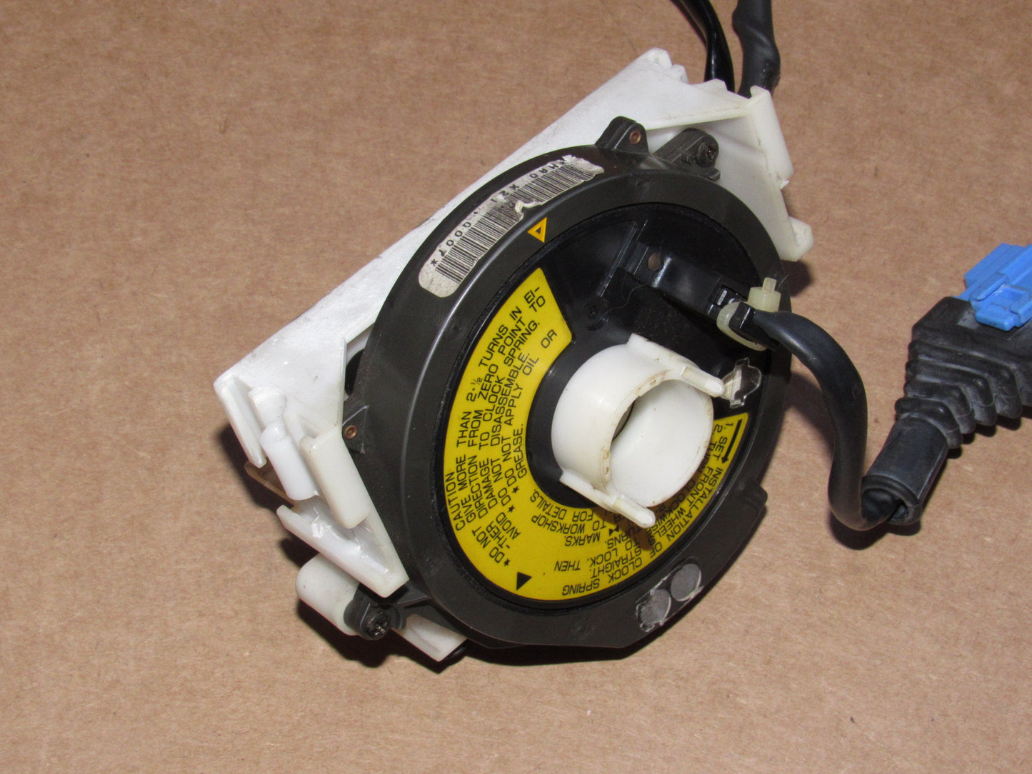 90 91 Mazda RX7 Convertible OEM Steering Wheel Column Switch Horn Connector Reel