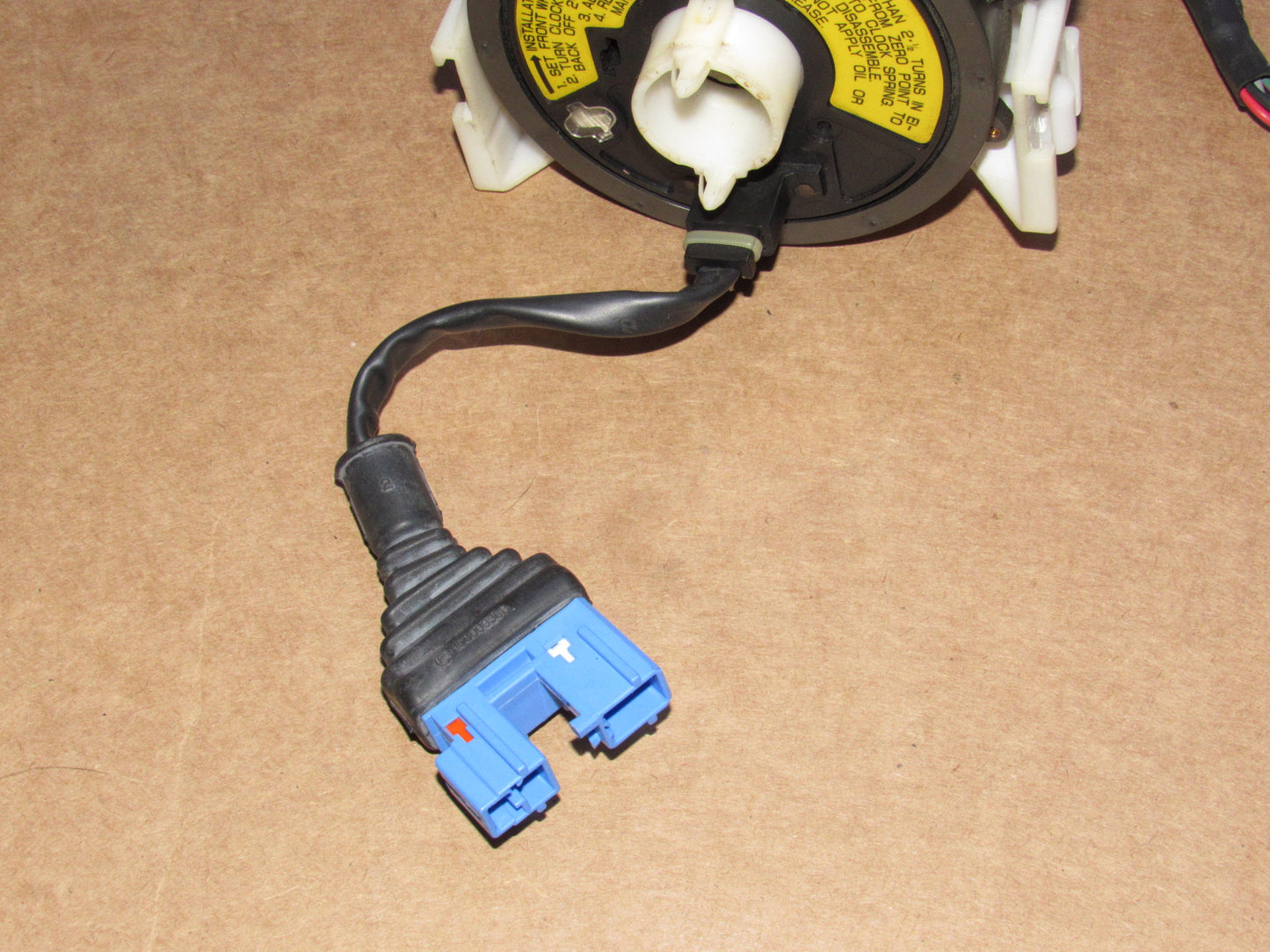 90 91 Mazda RX7 Convertible OEM Steering Wheel Column Switch Horn Connector Reel