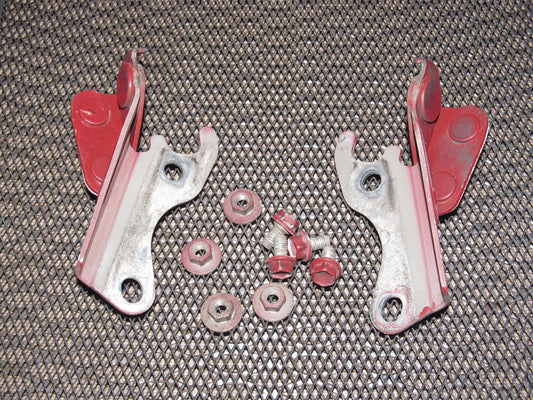 91 92 93 94 95 Toyota MR2 OEM Engine Bay Cover Lid Hinges Set