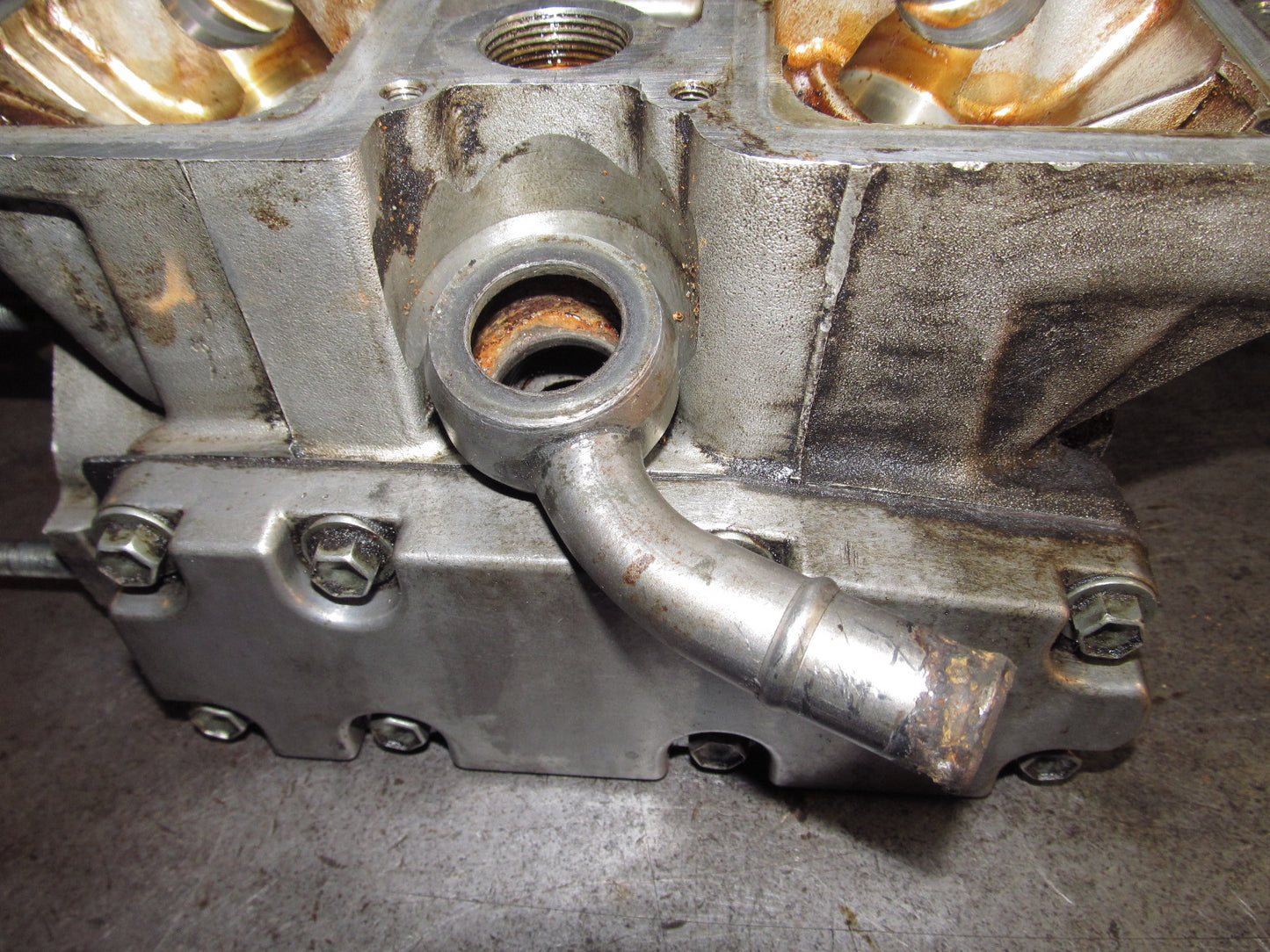 89 90 91 92 Toyota Supra OEM Cylinder Head Coolant Fitting