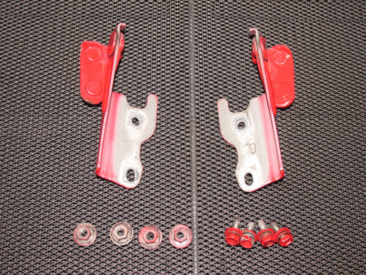 87 88 89 Toyota MR2 OEM Engine Bay Cover Hinges - Set