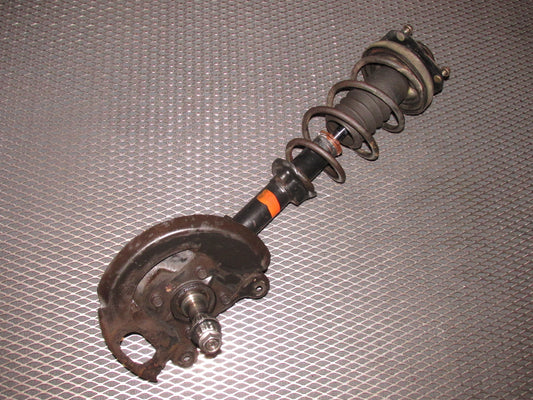84 85 Mazda RX7 OEM 12A Front Wheel Spindle & Shock Assembly - Left