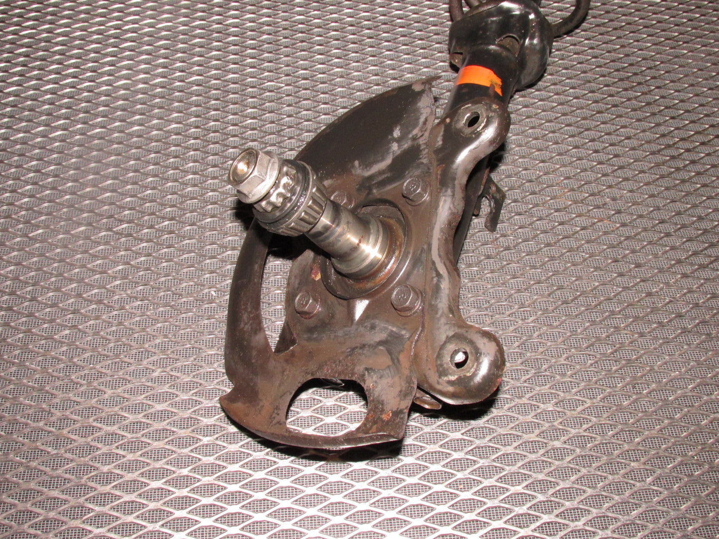 84 85 Mazda RX7 OEM 12A Front Wheel Spindle & Shock Assembly - Left