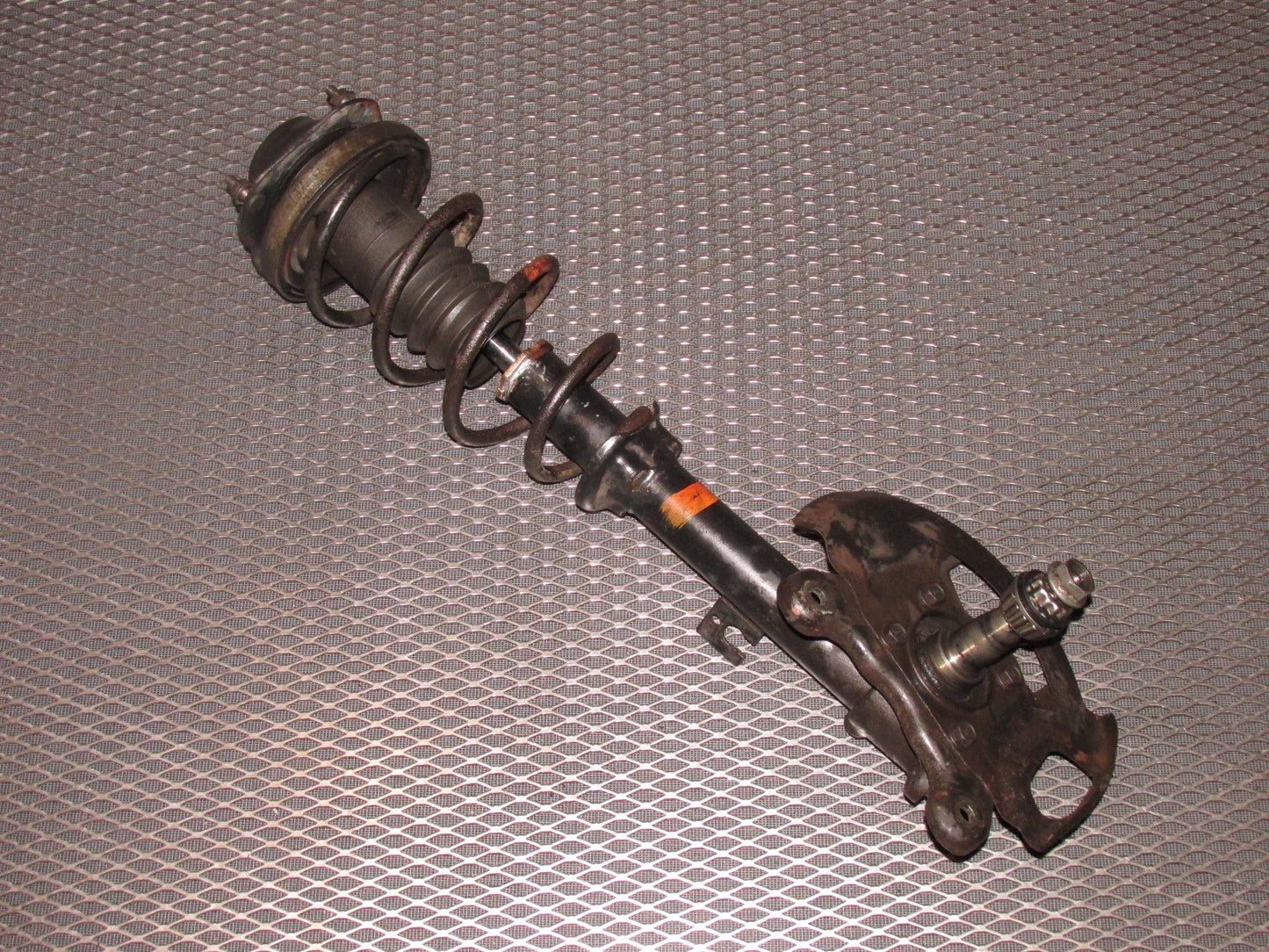 84 85 Mazda RX7 OEM 12A Front Wheel Spindle & Shock Assembly - Right