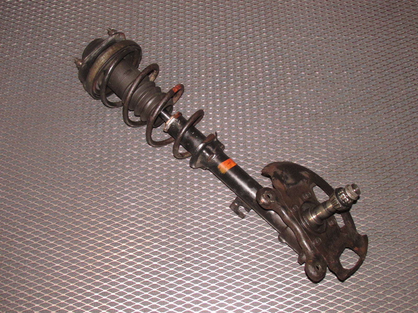 84 85 Mazda RX7 OEM 12A Front Wheel Spindle & Shock Assembly - Right