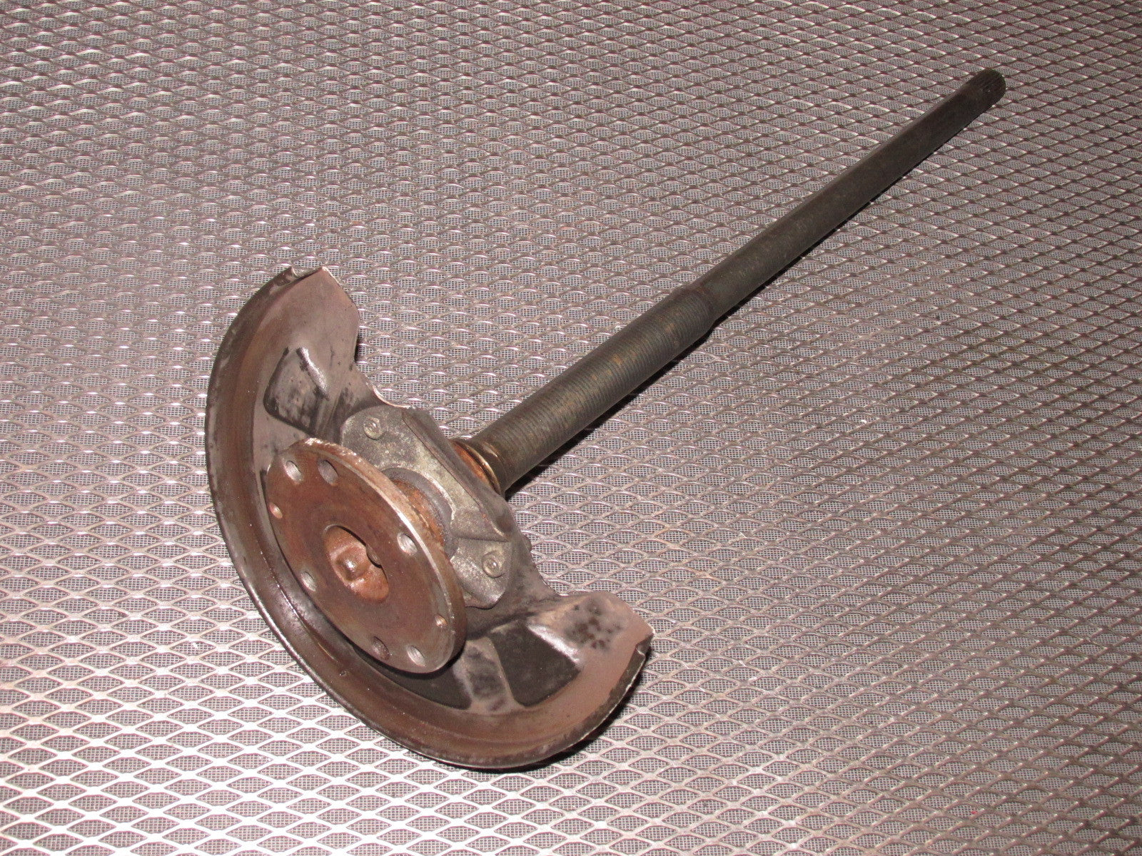 84 85 Mazda RX7 OEM 12A Rear Wheel Spindle & Hub - Left