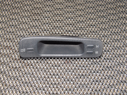 91 92 93 94 95 Toyota MR2 OEM Dash Clock Bezel Trim Cover & Switch